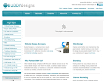 Tablet Screenshot of buddydesigns.com
